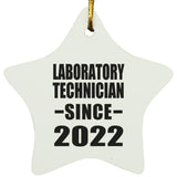 Laboratory Technician Since 2022 - Star Ornament