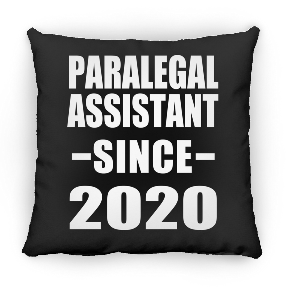 Paralegal Assistant Since 2020 - Throw Pillow Black