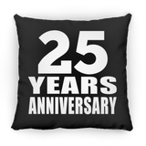 25th Anniversary 25 Years - Throw Pillow Black