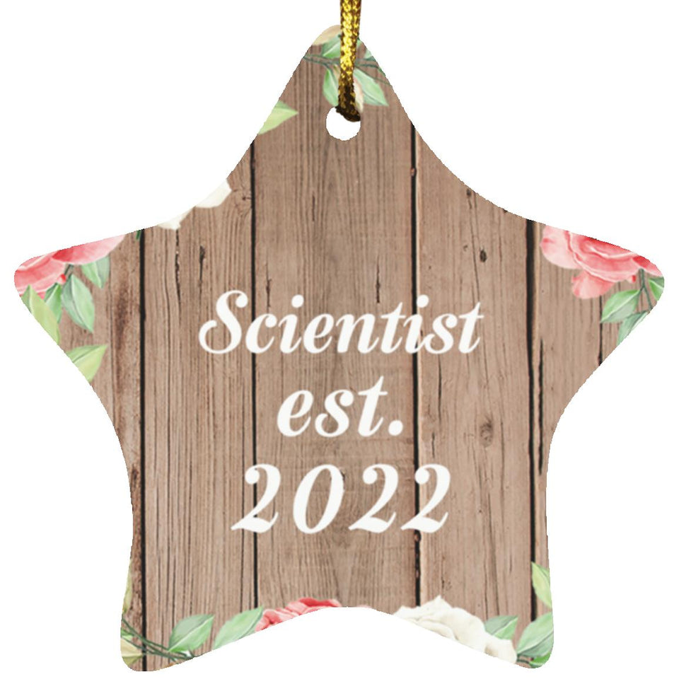 Scientist Established Est. 2022 - Star Ornament B