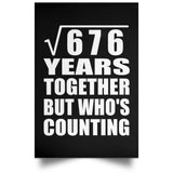 26th Anniversary Square Root of 676 Years Who's Counting - Poster Portrait