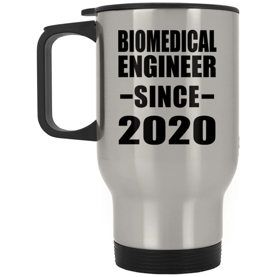 Biomedical Engineer Since 2020 - Silver Travel Mug