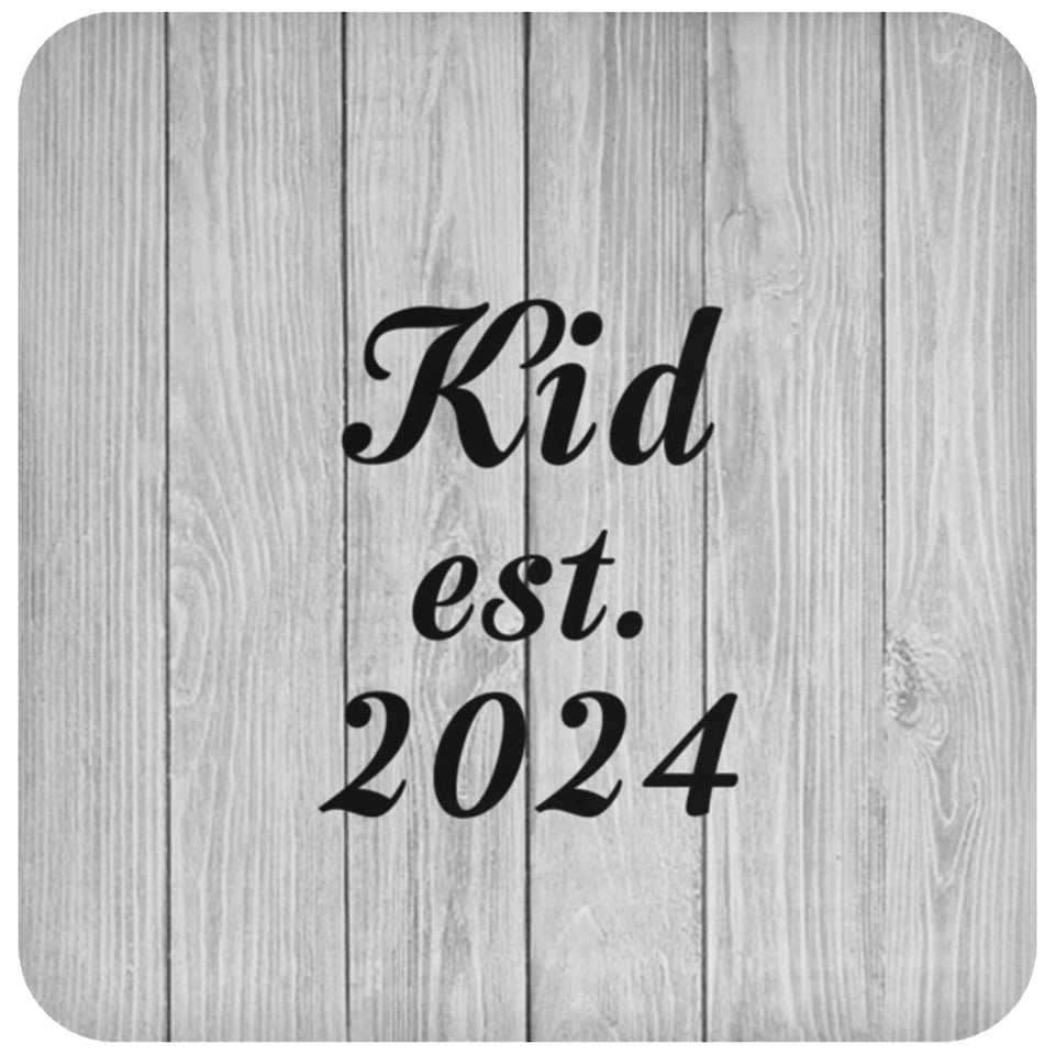 Kid Established Est. 2024 - Drink Coaster F