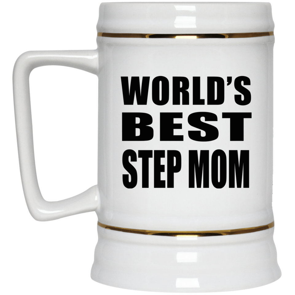 World's Best Step Mom - Beer Stein