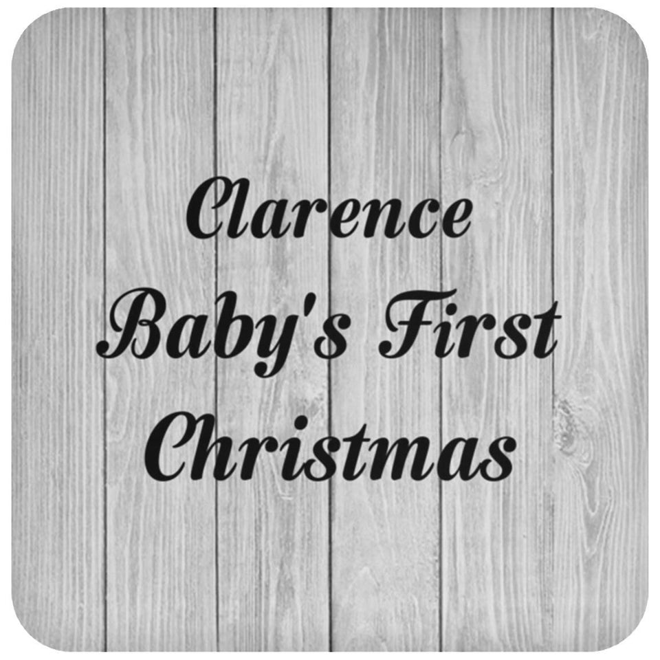 Clarence Baby's First Christmas - Drink Coaster F