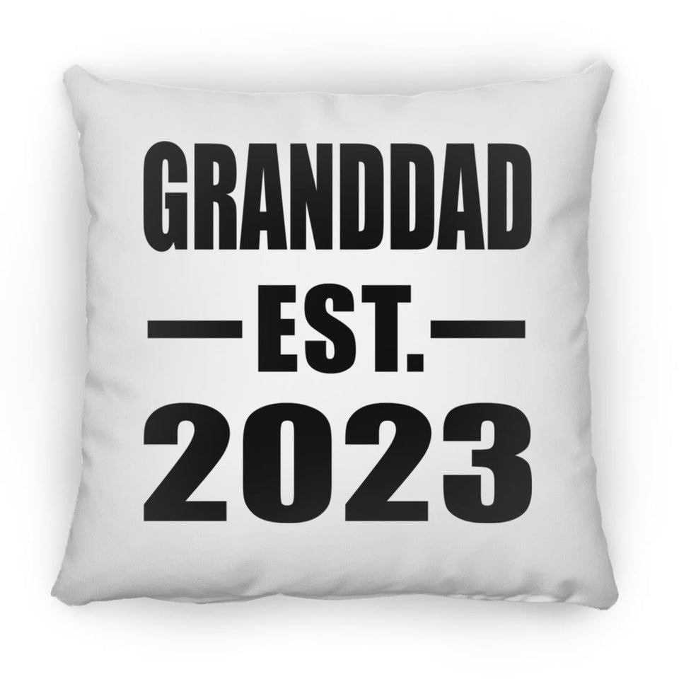 Granddad Established EST. 2023 - Throw Pillow