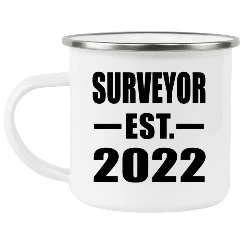 Surveyor Established EST. 2022 - 12oz Camping Mug
