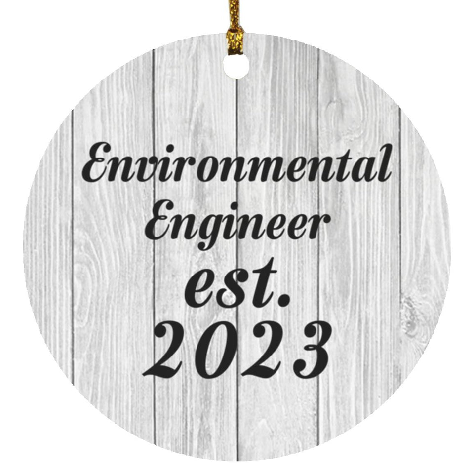 Environmental Engineer Established Est. 2023 - Circle Ornament F