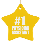 Number One #1 Physician Assistant - Star Ornament