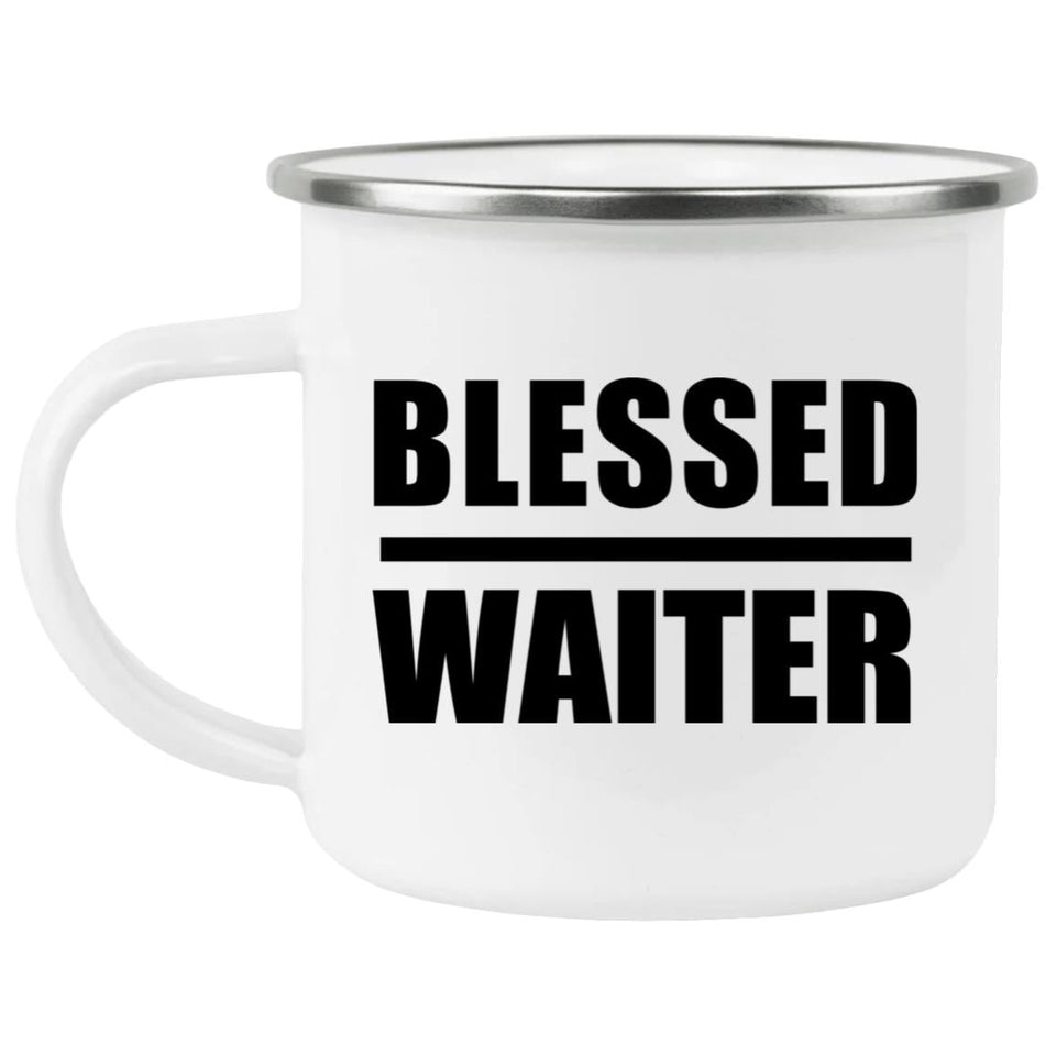 Blessed Waiter - 12oz Camping Mug