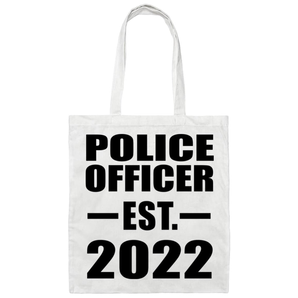 Police Officer Established EST. 2022 - Tote Bag White