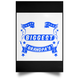 The Smallest Hands Make The Biggest Mark On Grandpa's Heart - Poster Portrait
