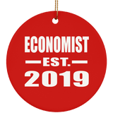 Economist Established EST. 2019 - Circle Ornament
