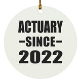 Actuary Since 2022 - Circle Ornament