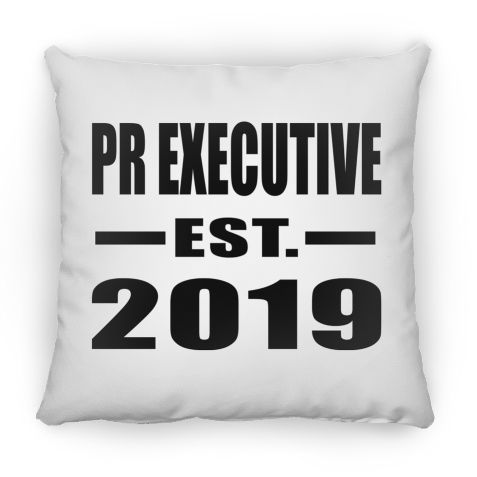Pr Executive Established EST. 2019 - Throw Pillow
