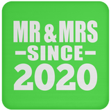 4th Anniversary Mr & Mrs Since 2020 - Drink Coaster
