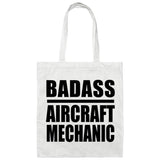 Badass Aircraft Mechanic - Tote Bag White