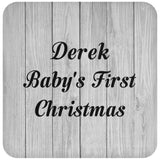 Derek Baby's First Christmas - Drink Coaster F