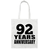 92nd Anniversary 92 Years - Tote Bag White