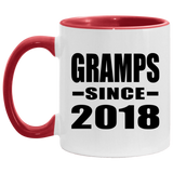 Gramps Since 2018 - 11oz Accent Mug Red