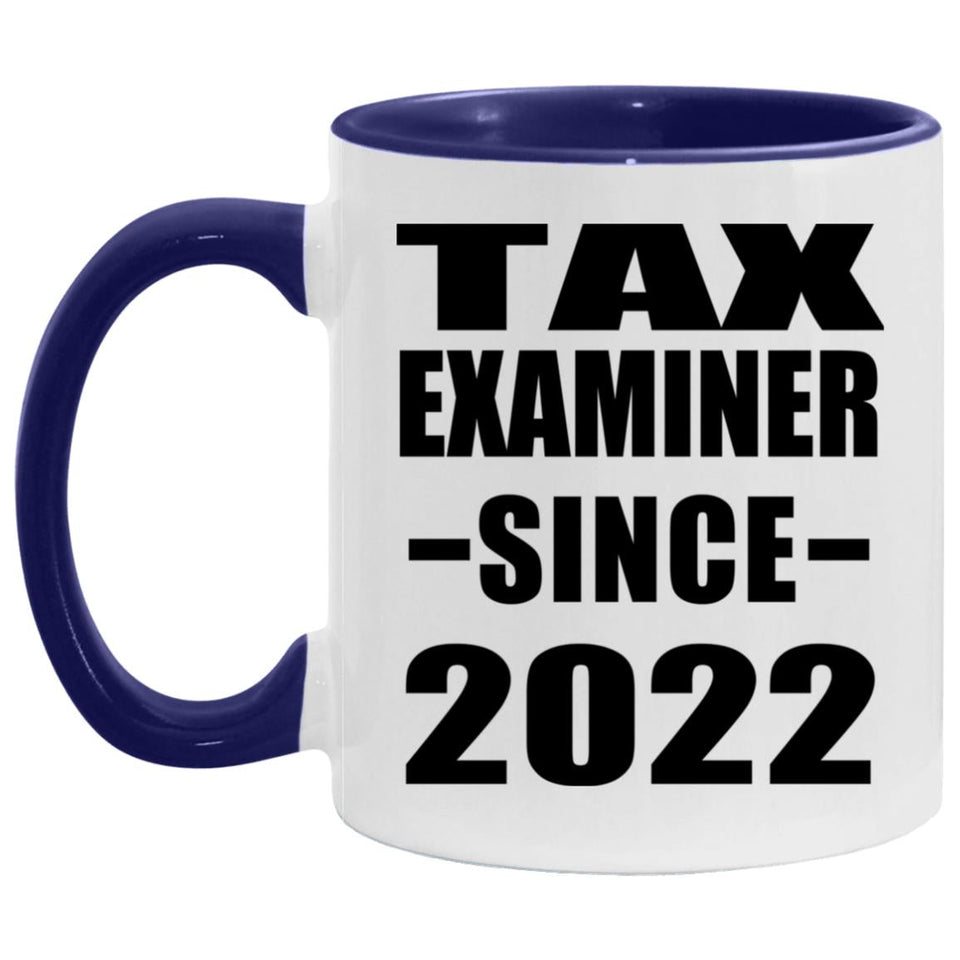 Tax Examiner Since 2022 - 11oz Accent Mug Purple