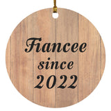 Fiancee Since 2022 - Circle Ornament C