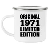 53rd Birthday Original 1971 Limited Edition - 12oz Camping Mug