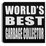 World's Best Garbage Collector - Canvas Square