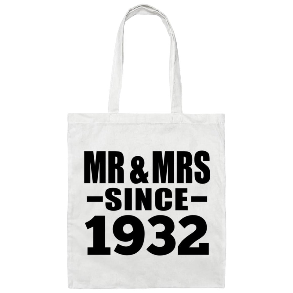 92nd Anniversary Mr & Mrs Since 1932 - Tote Bag White