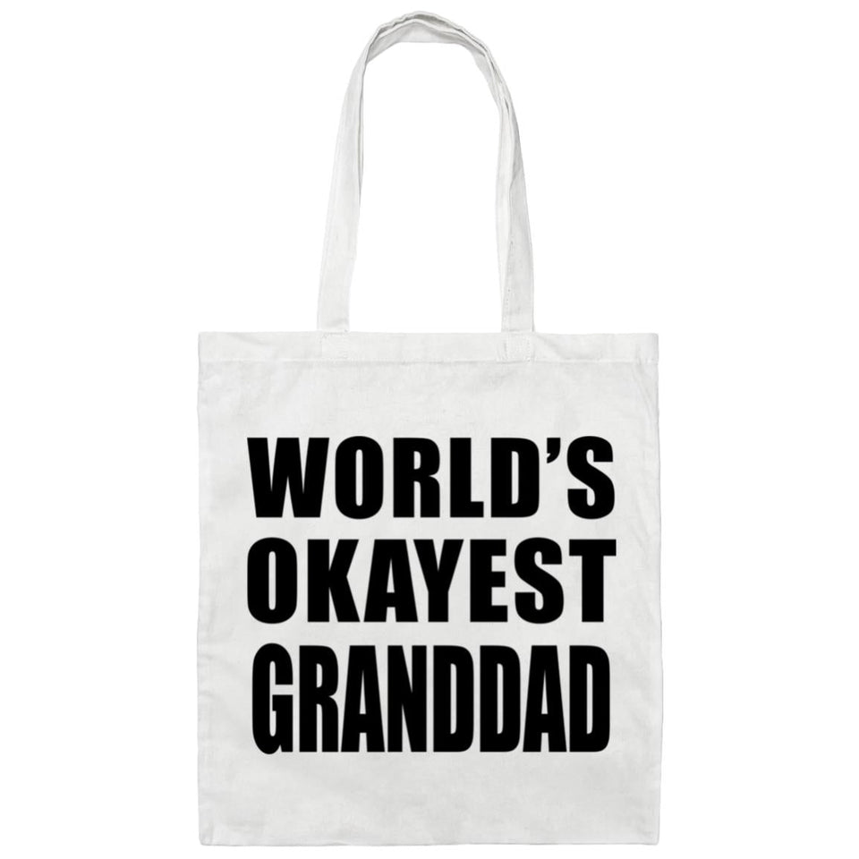 World's Okayest Granddad - Tote Bag White