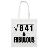 29th Birthday Square Root of 841 & Fabulous - Tote Bag White