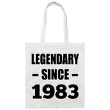 41st Birthday Legendary Since 1983 - Tote Bag White