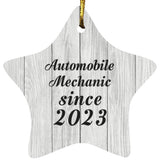 Automobile Mechanic Since 2023 - Star Ornament F