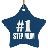 Number One #1 Step Mum - Star Ornament