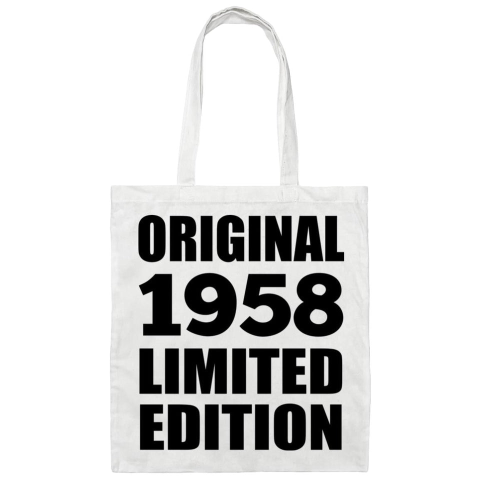 66th Birthday Original 1958 Limited Edition - Tote Bag White