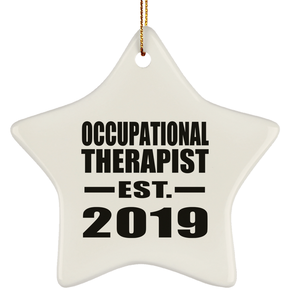 Occupational Therapist Established EST. 2019 - Star Ornament