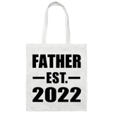 Father Established EST. 2022 - Tote Bag White