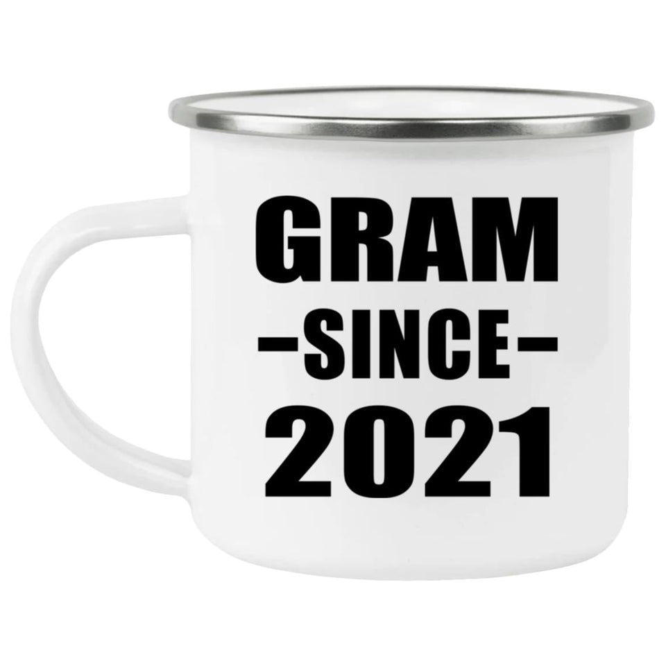 Gram Since 2021 - 12oz Camping Mug