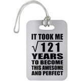 11th Birthday Took Square Root of 121 Years To Awesome - Luggage Bag Tag