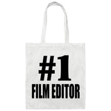 Number One #1 Film Editor - Tote Bag White