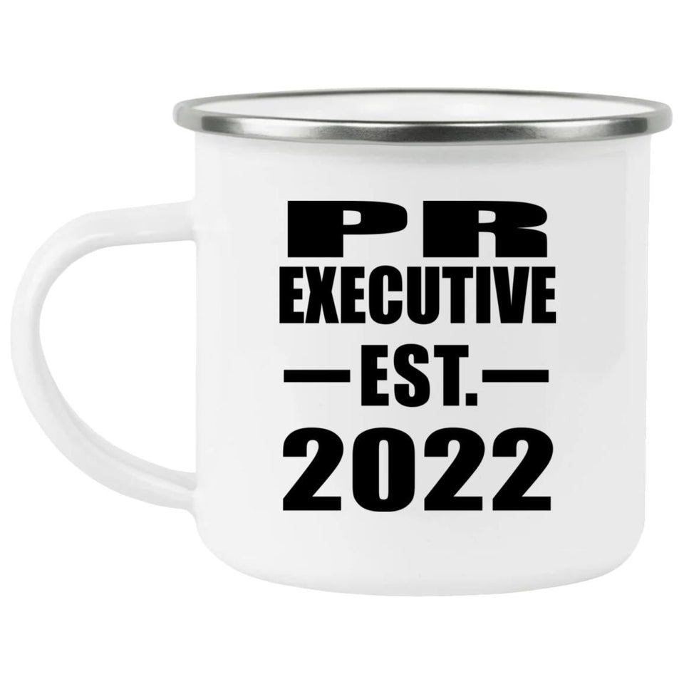 PR Executive Established EST. 2022 - 12oz Camping Mug