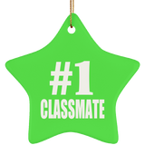 Number One #1 Classmate - Star Ornament