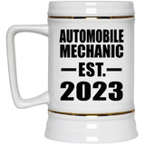 Automobile Mechanic Established EST. 2023 - Beer Stein
