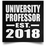 University Professor Established EST. 2018 - Poster Square