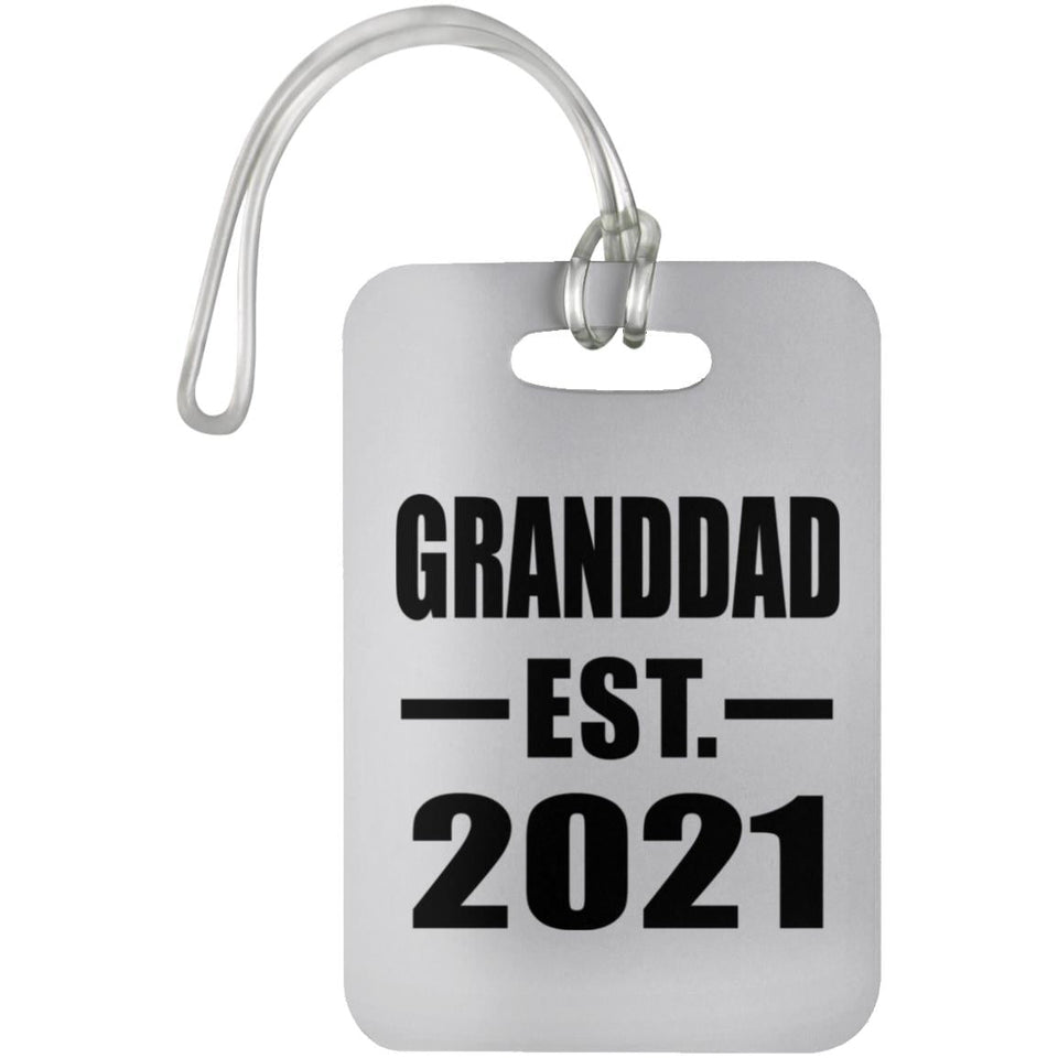 Granddad Established EST. 2021 - Luggage Bag Tag