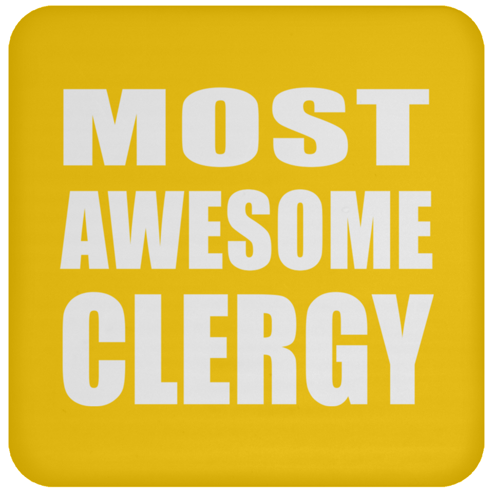 Most Awesome Clergy - Drink Coaster