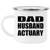 Dad Husband Actuary - 12oz Camping Mug