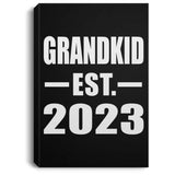 Grandkid Established EST. 2023 - Canvas Portrait