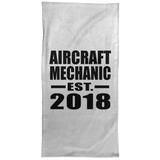 Aircraft Mechanic Established EST. 2018 - Hand Towel