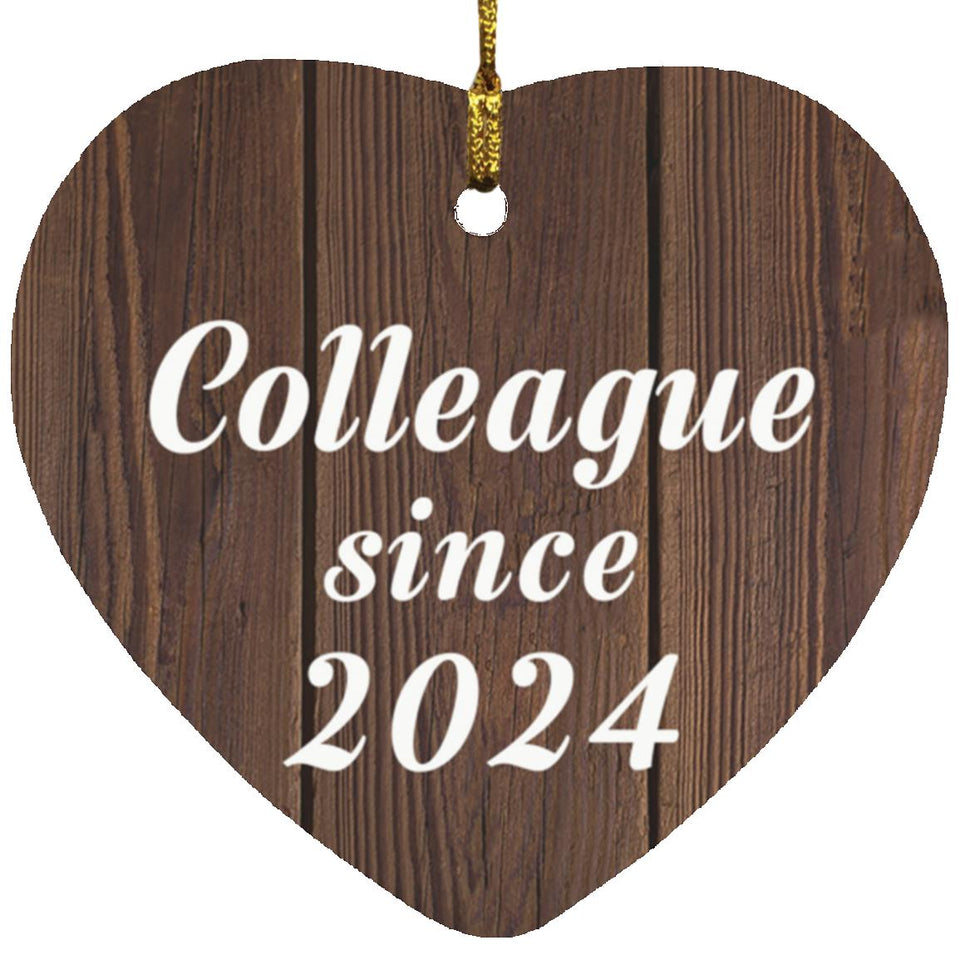 Colleague Since 2024 - Heart Ornament D